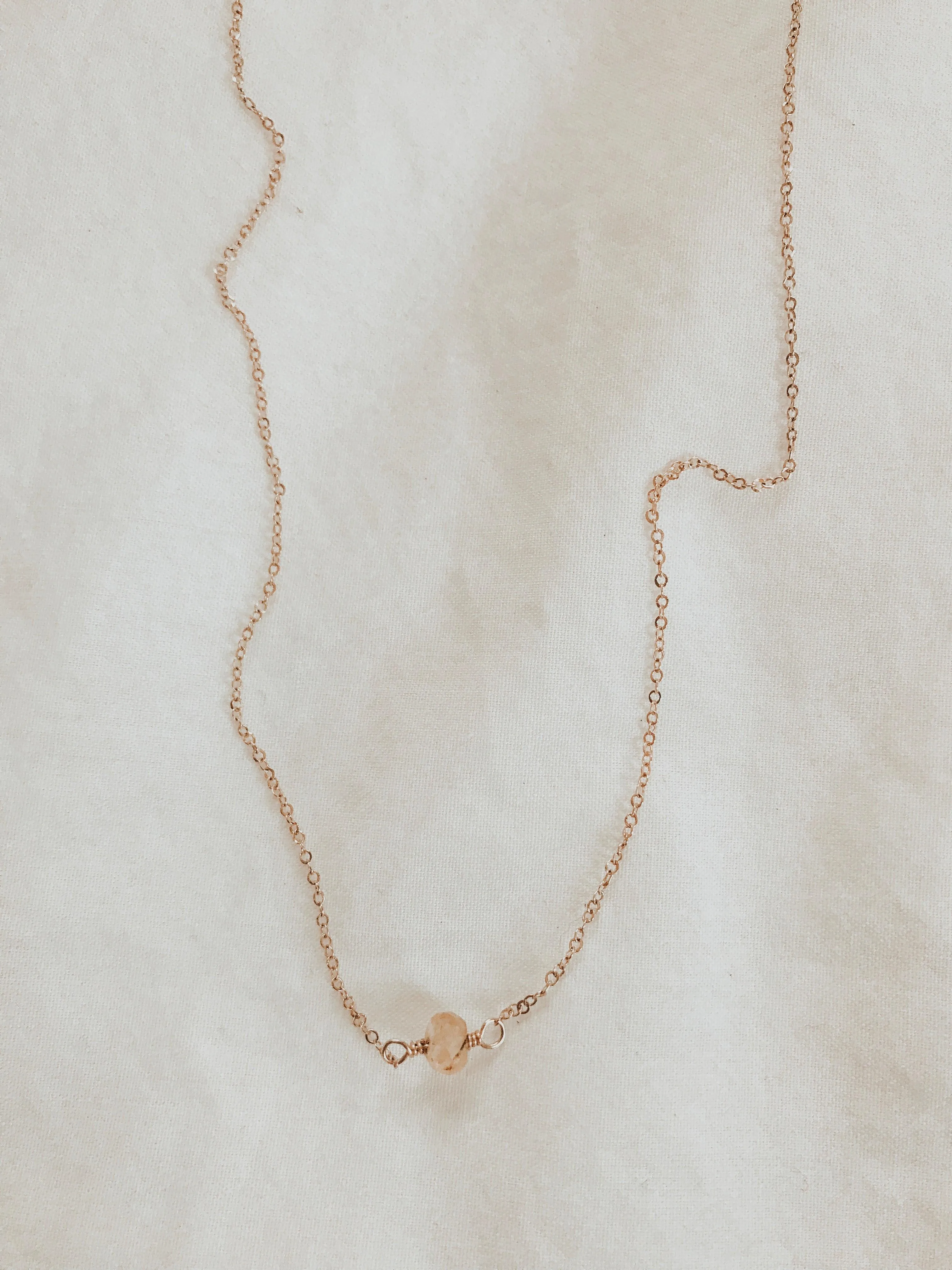 Dainty Stone Necklace