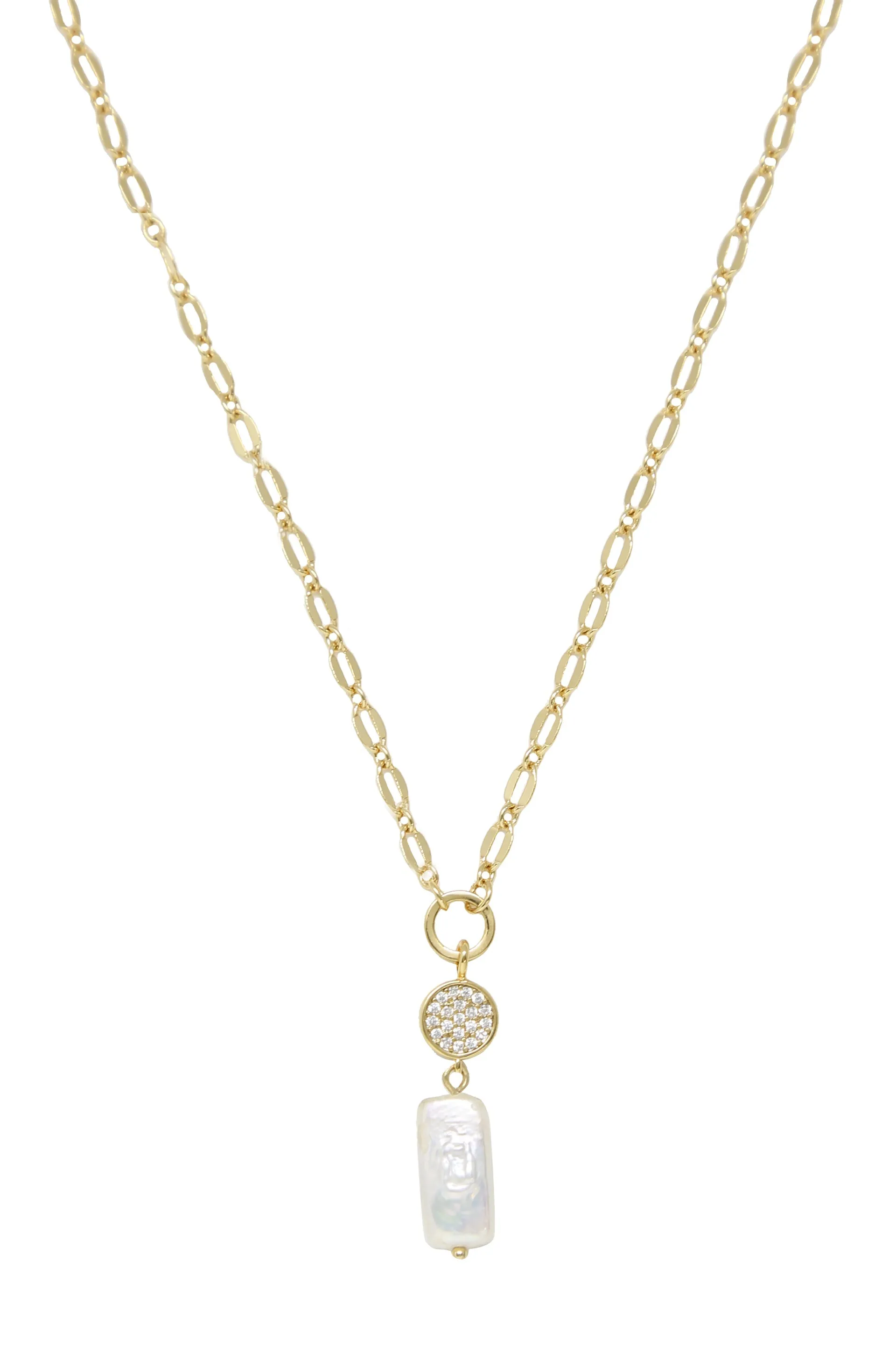 Dainty Vibes Freshwater Pearl 18k Gold Plated Necklace
