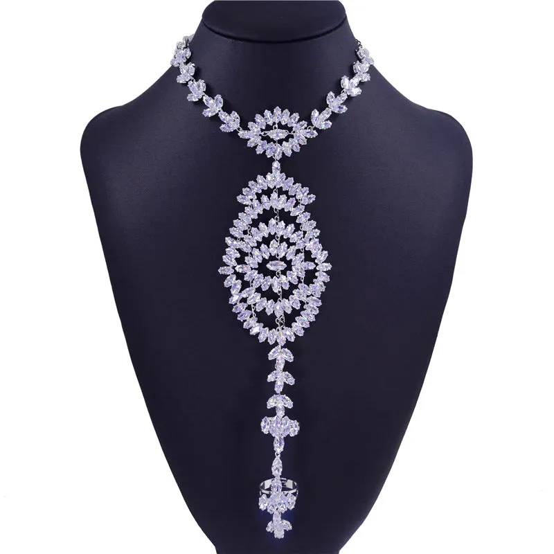 Delicate Sparkling Zircon Link Bracelet