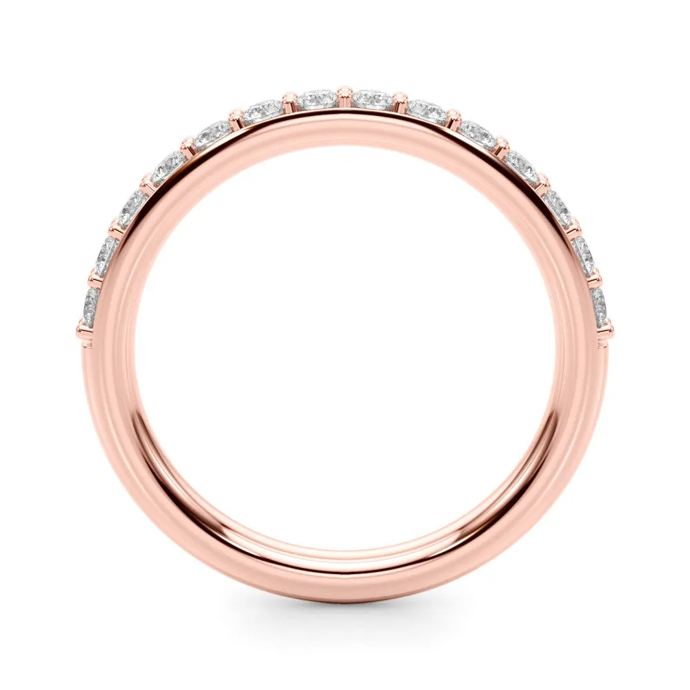 Delicate Stackable Round Diamond Anniversary Band