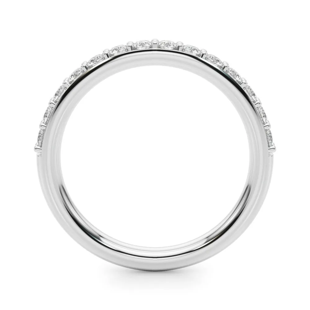 Delicate Stackable Round Diamond Anniversary Band