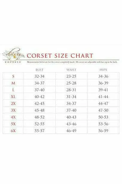 Deluxe Gold Sequin Steel Boned Corset