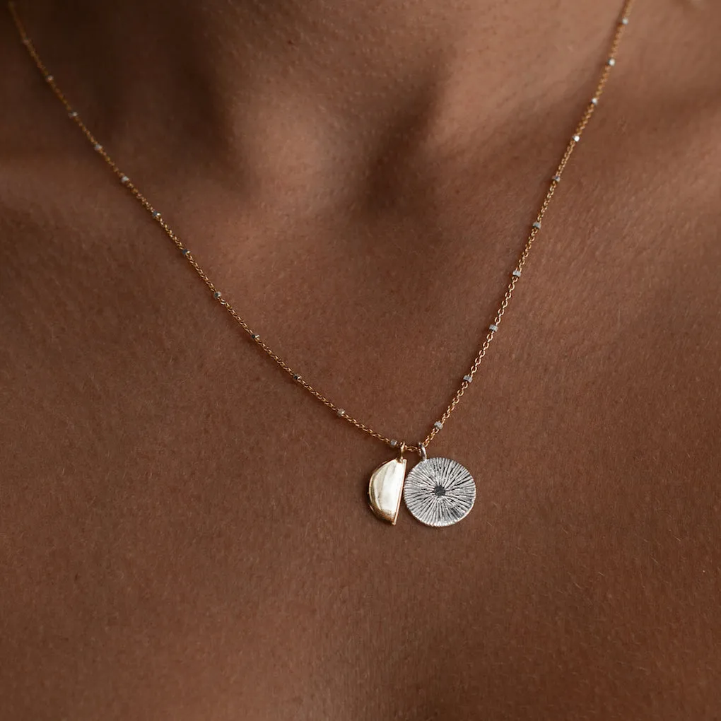 Demi Solstice Necklace / gold