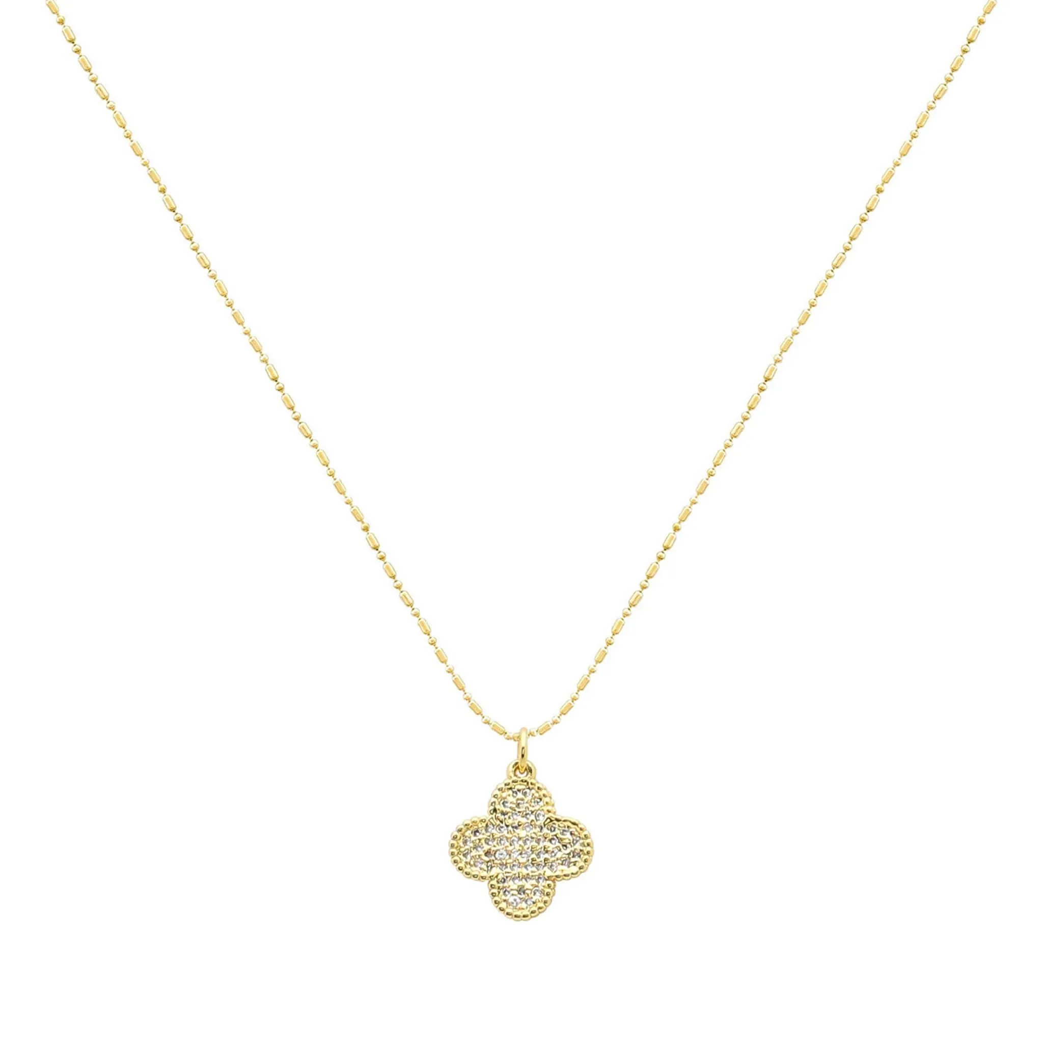 Diamond Clover Necklace