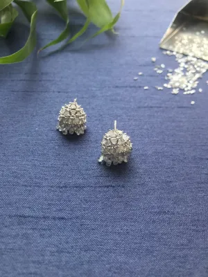 Diamond Dome Ear Studs