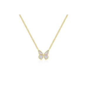 Diamond Flutter Necklace