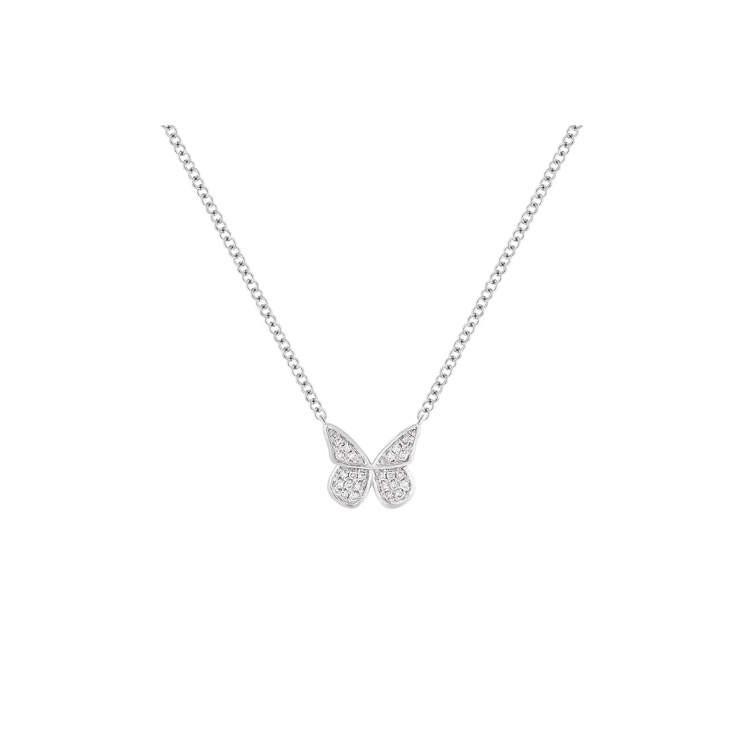 Diamond Flutter Necklace