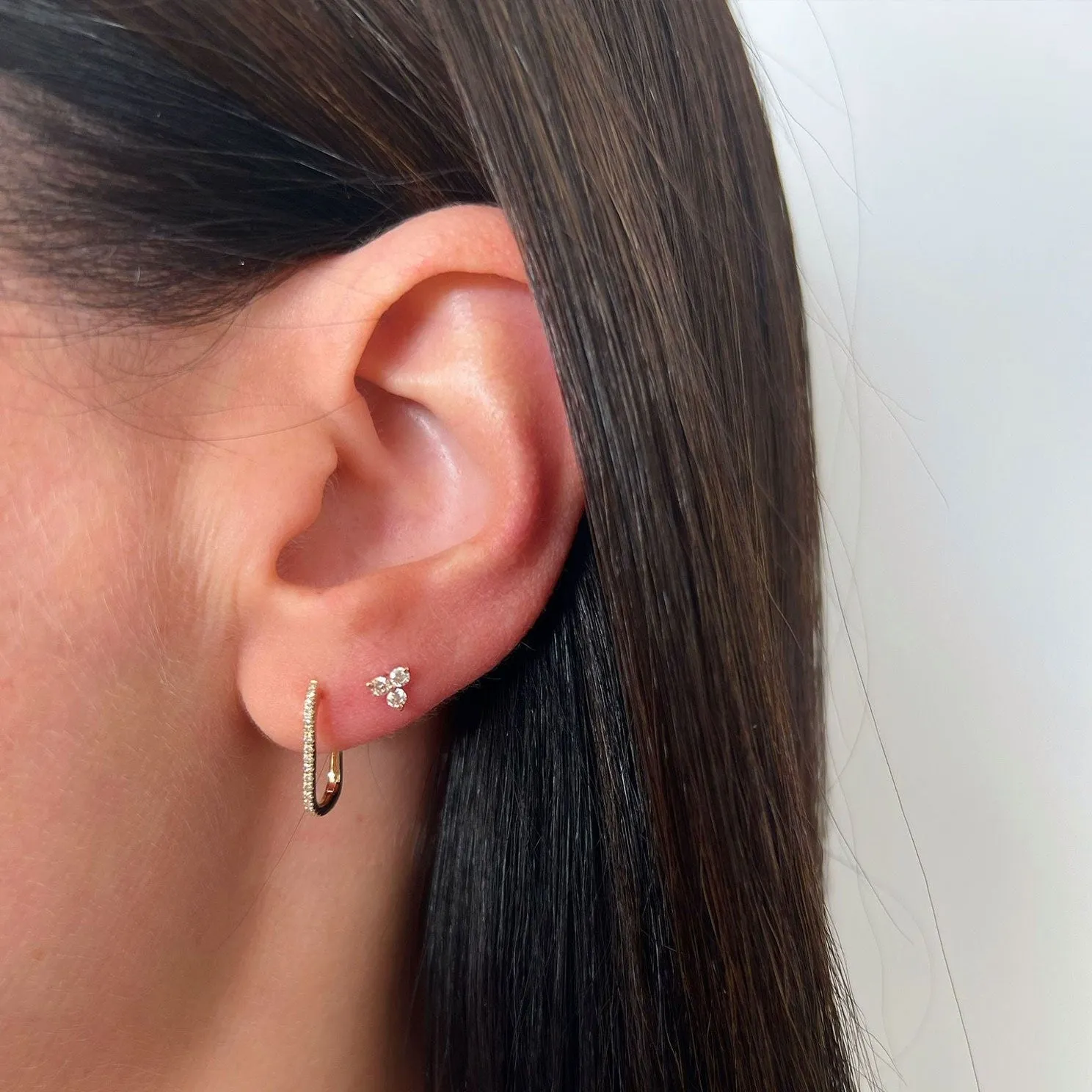 Diamond Lola Hoop Earrings