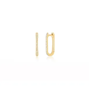 Diamond Lola Hoop Earrings