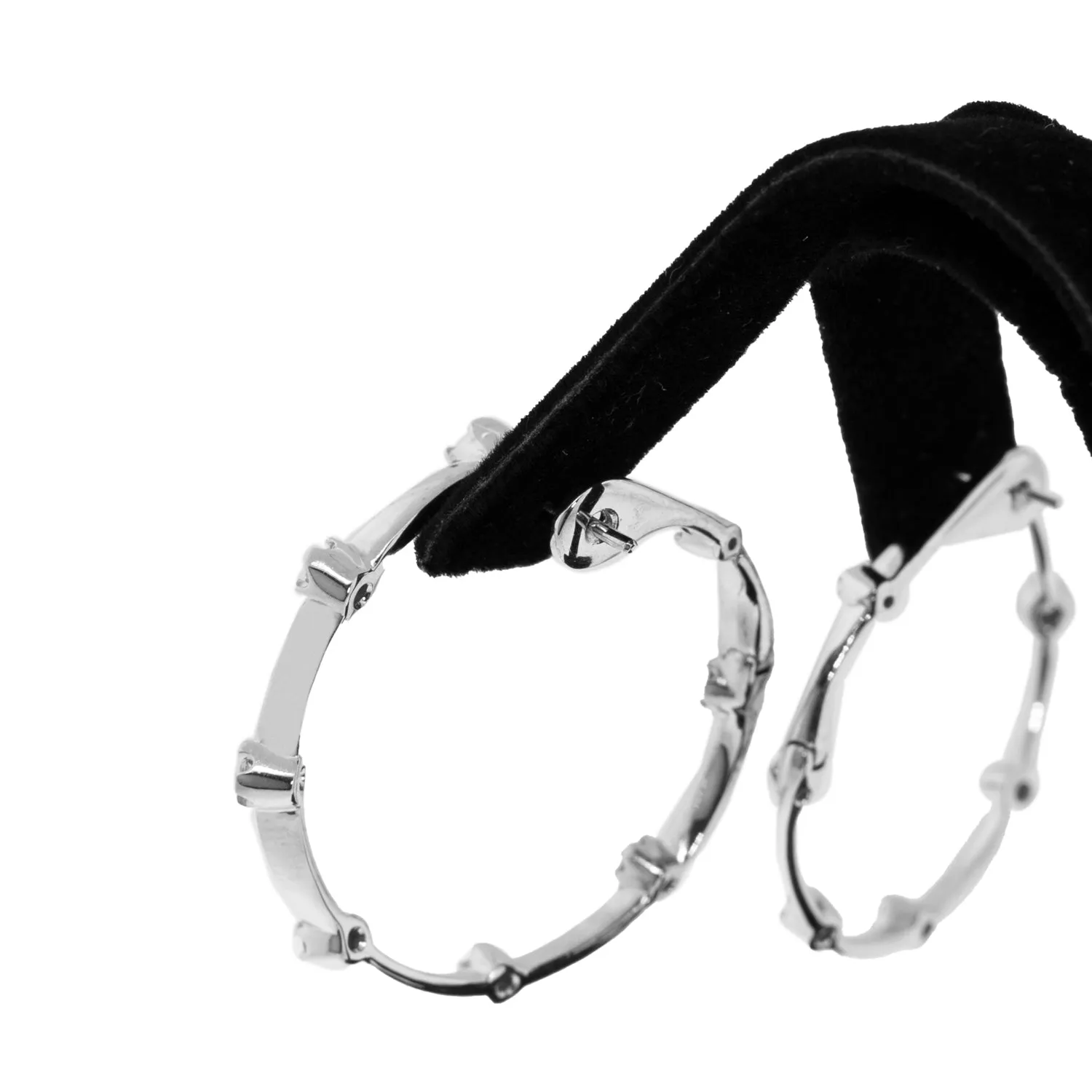 Diamonds hoops 0.60ct 18K White Gold