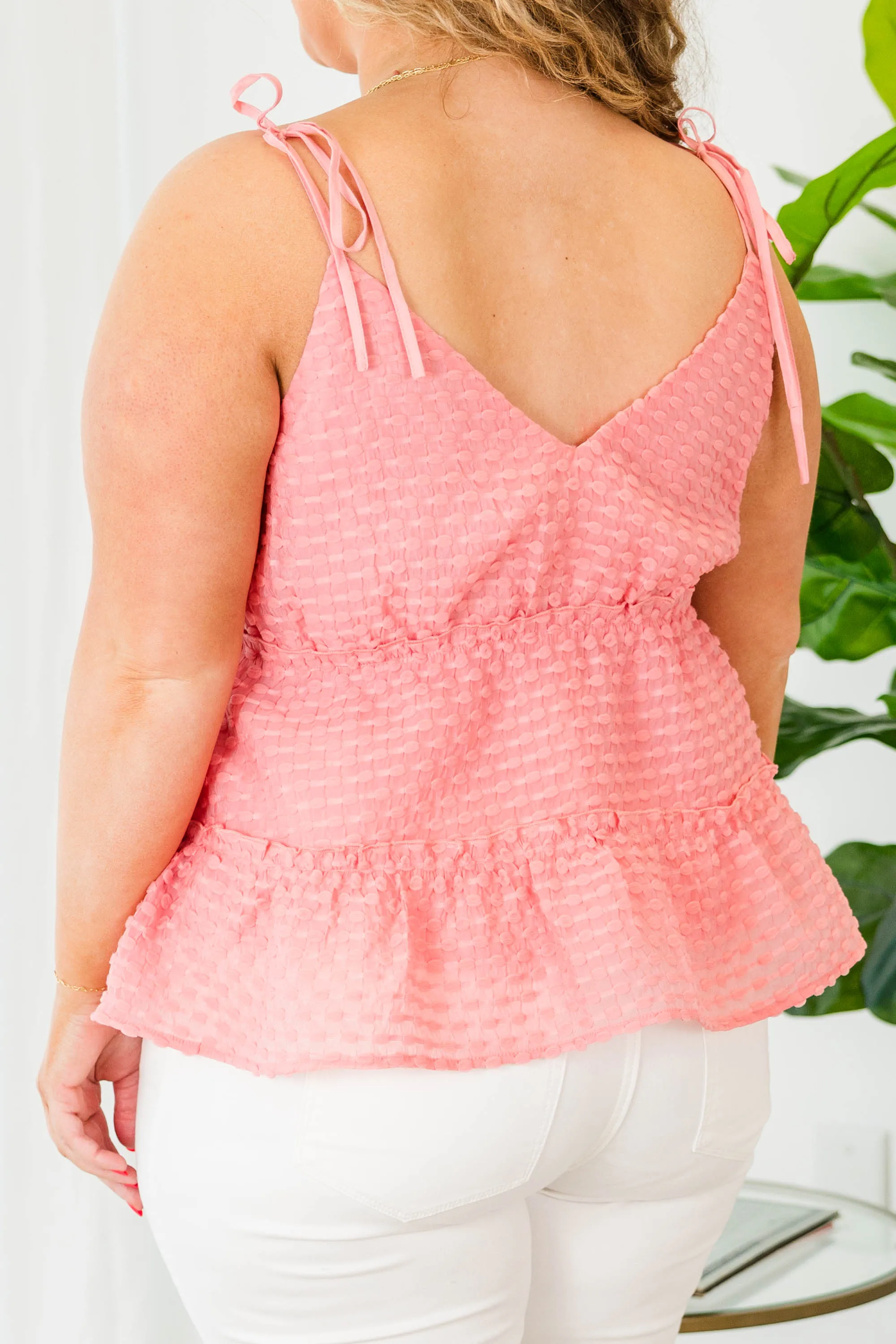 Divine Intuition Babydoll Tank, Pink