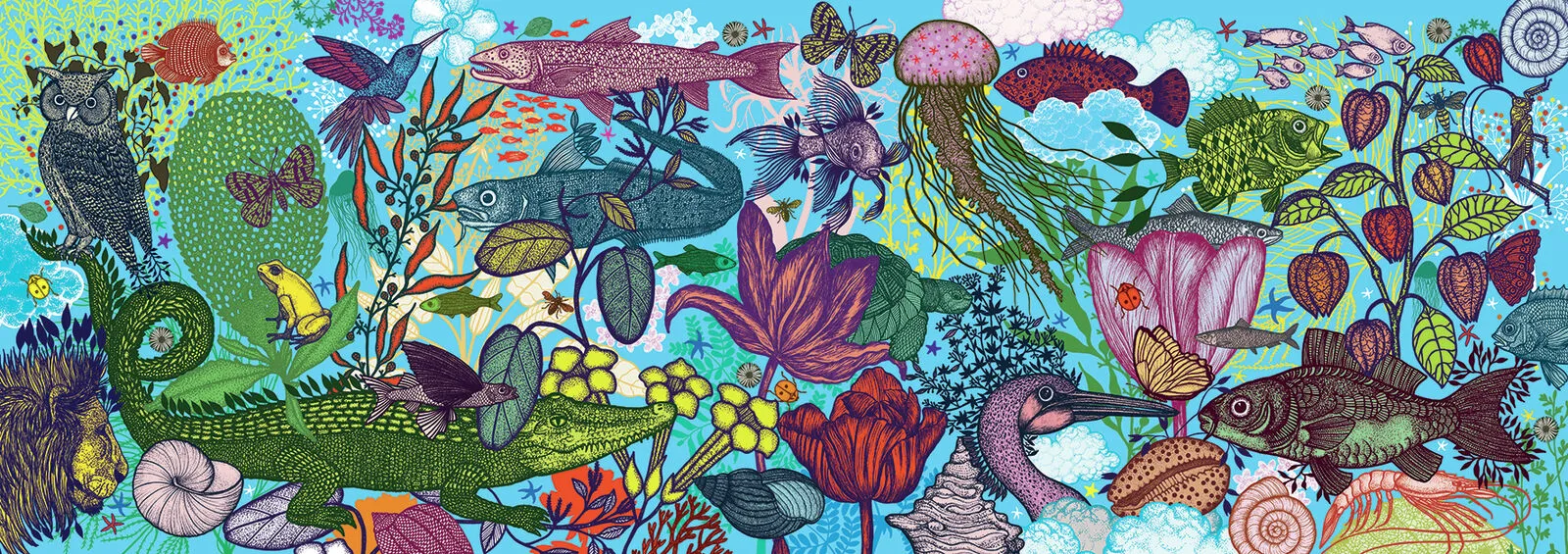 Djeco Land and Sea 1000pc Puzzle