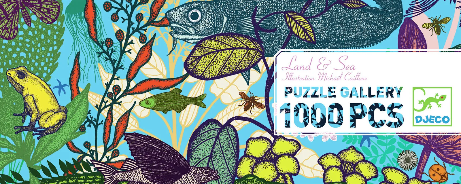 Djeco Land and Sea 1000pc Puzzle