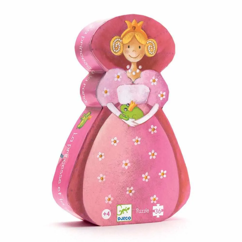 Djeco Princess & Frog Silhouette Puzzle