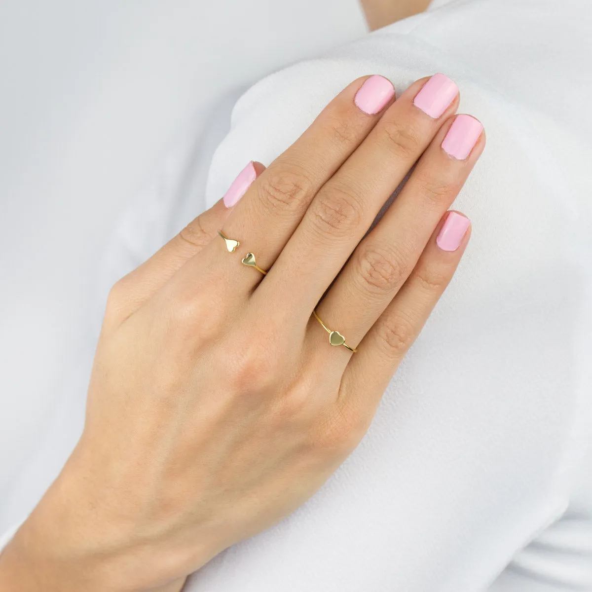 Double Heart Ring