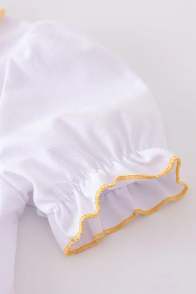 Easter cross embroidery girl set
