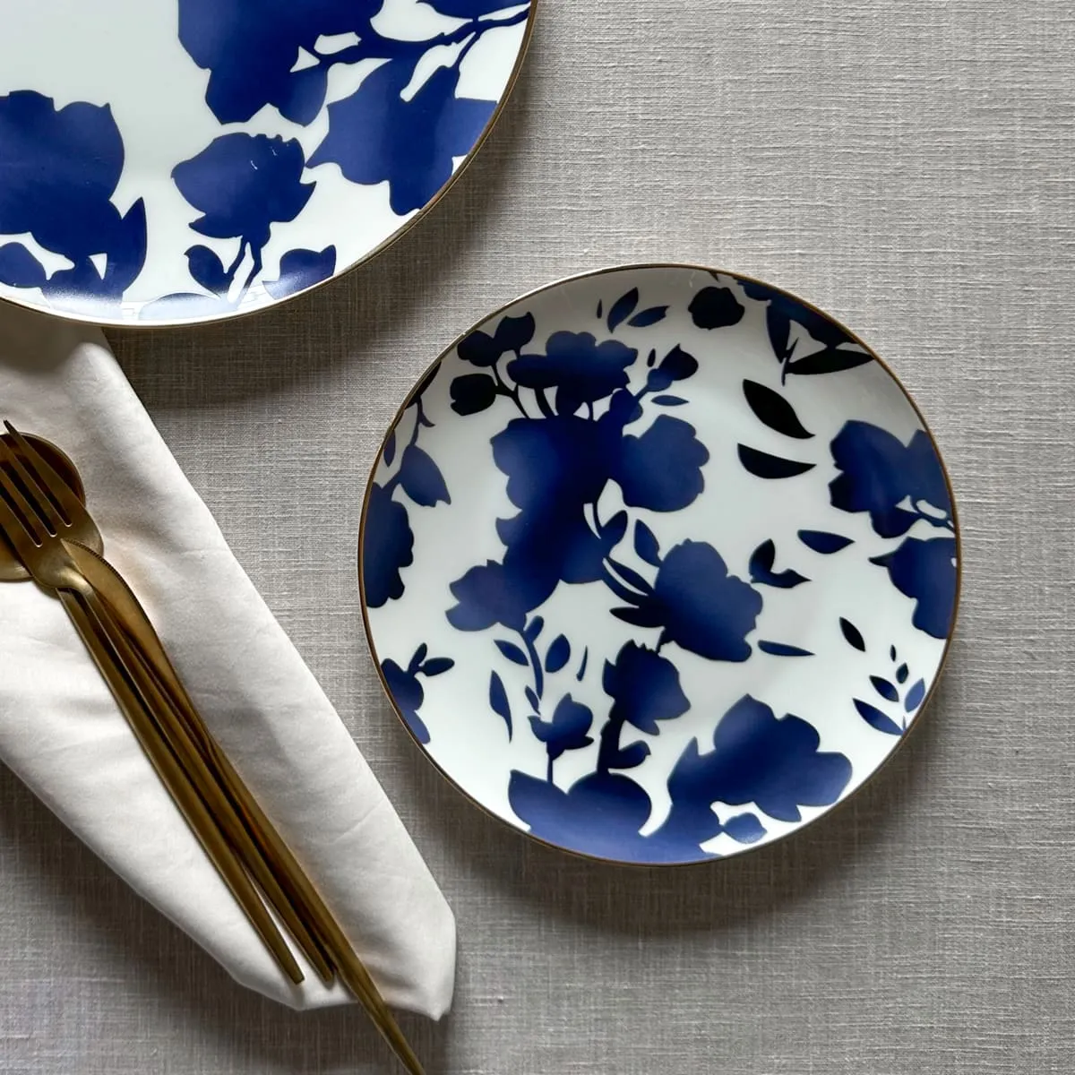 Edit House & Home-Home Artisan Ophelia Porcelain Side Plate  Set of 2