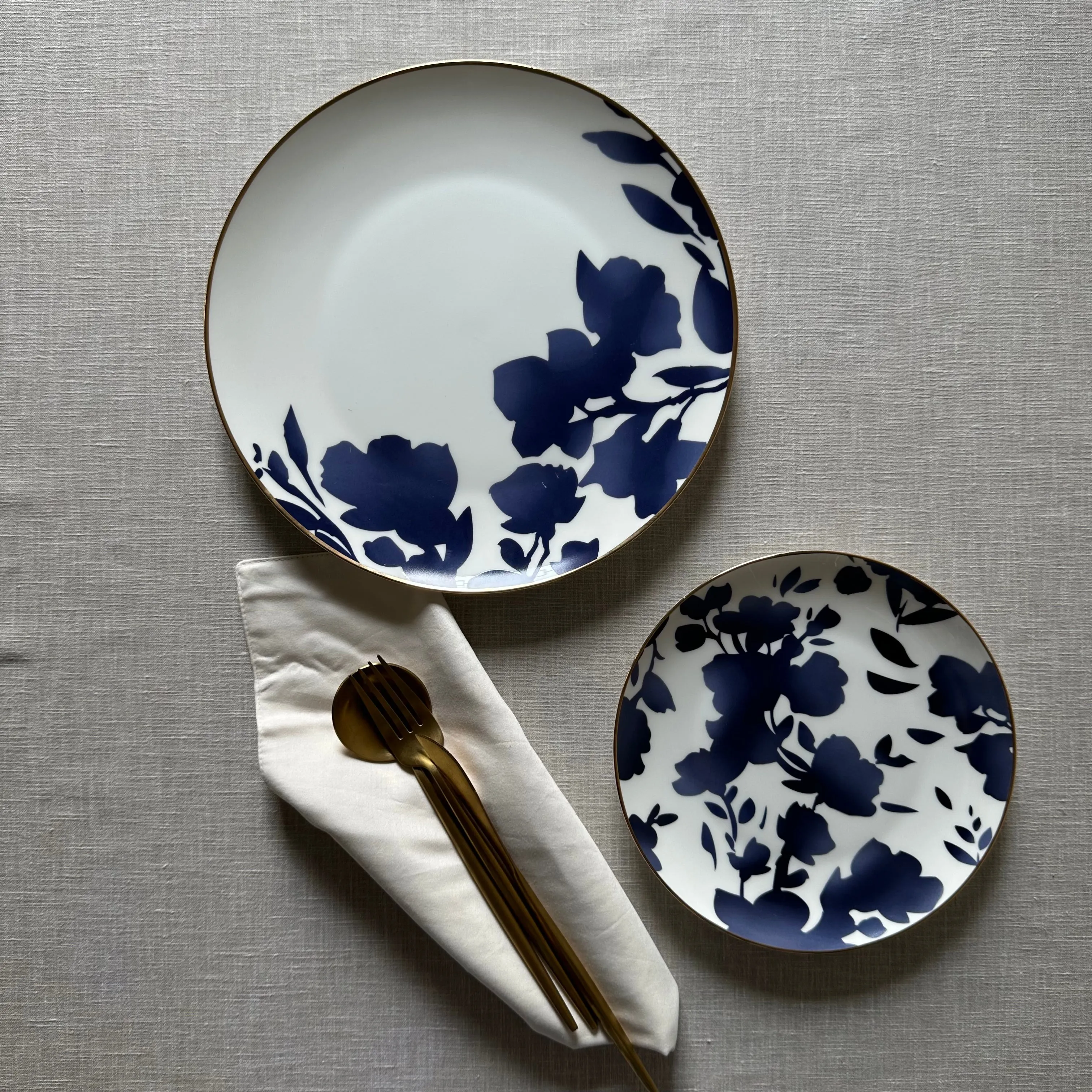 Edit House & Home-Home Artisan Ophelia Porcelain Side Plate  Set of 2
