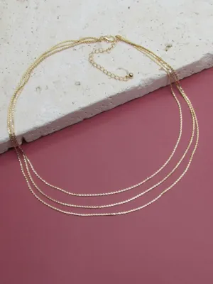 Elle Triple Layered Necklace