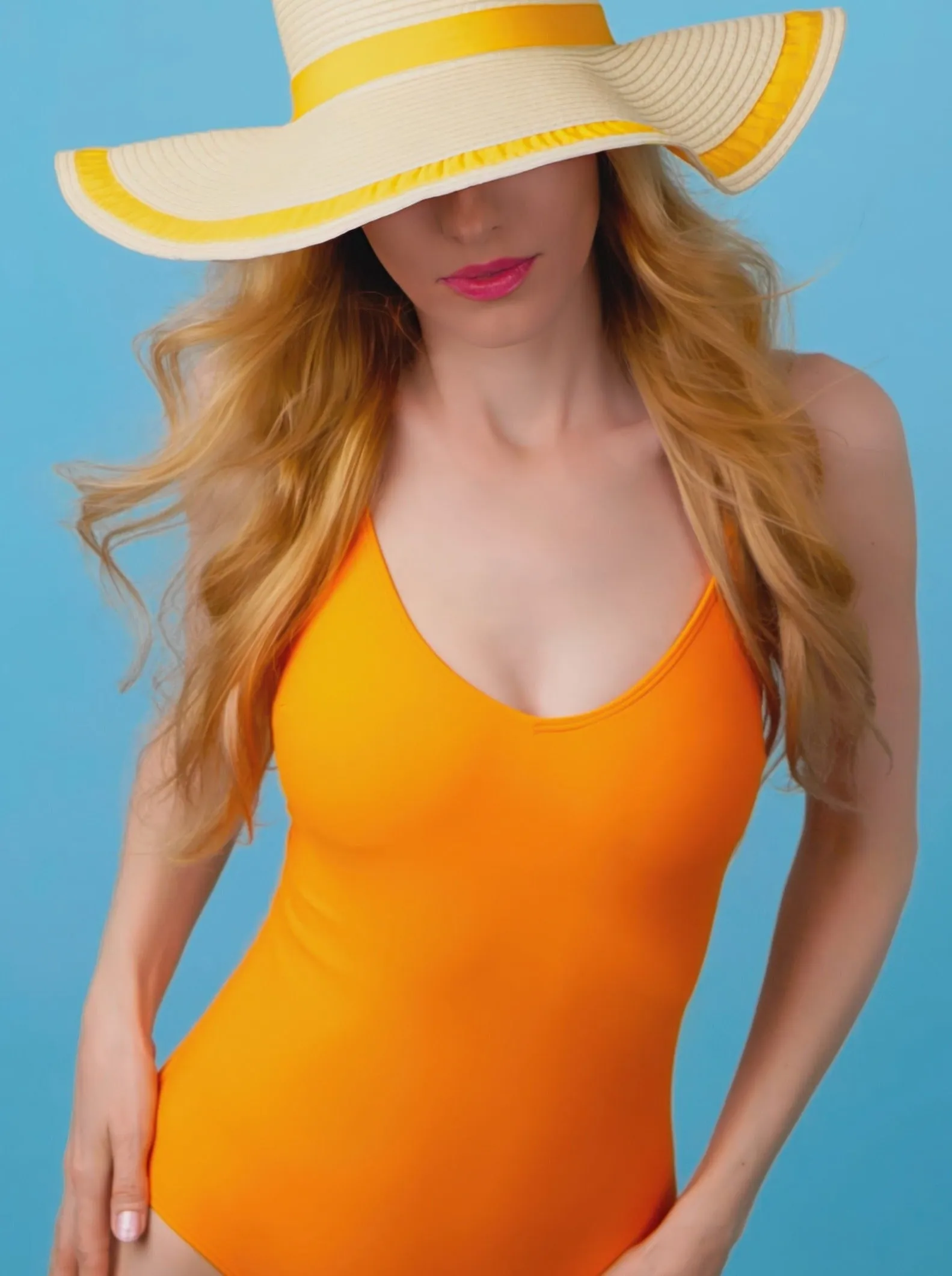 Fashionable summer hat
