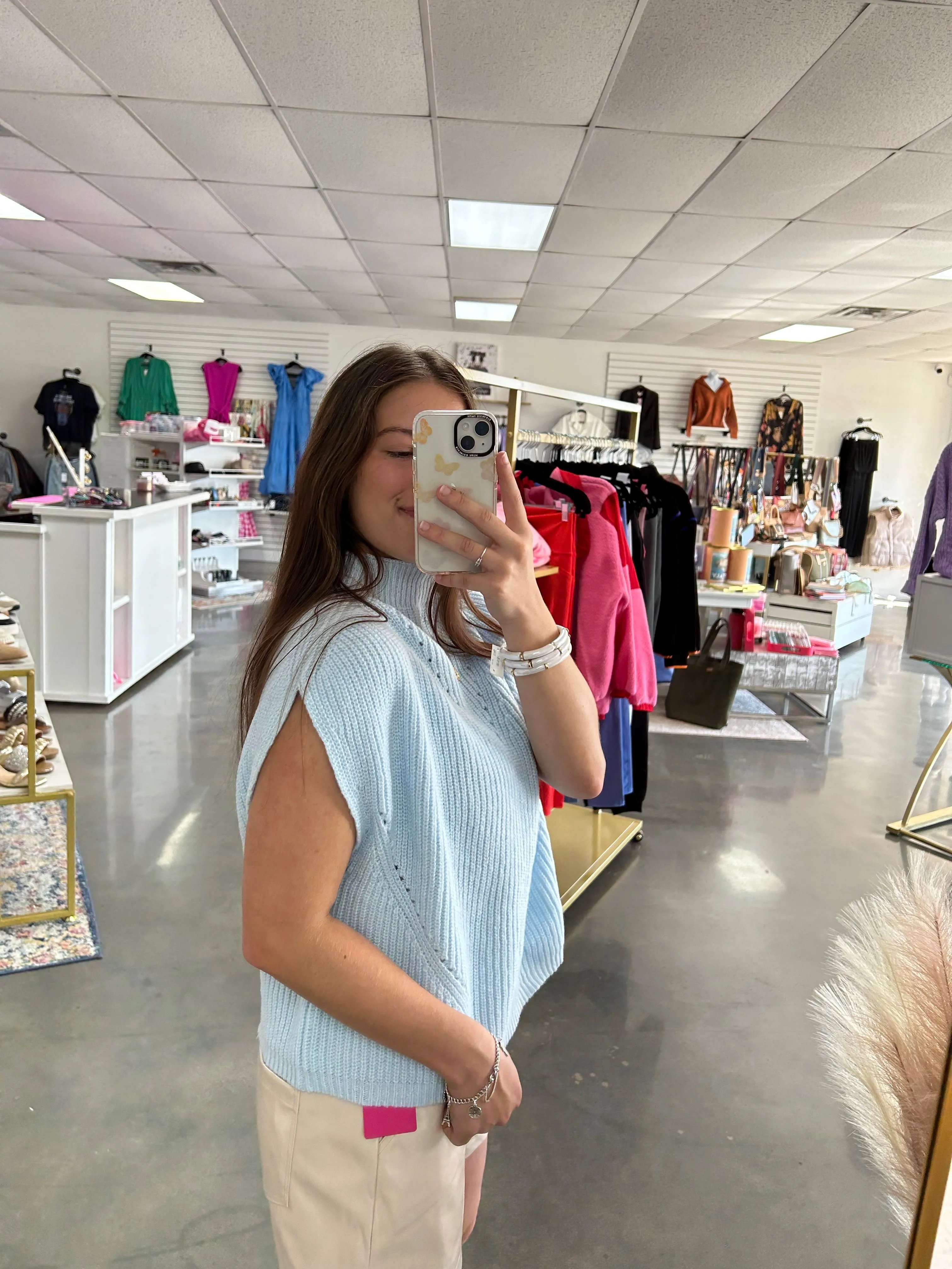 Feelin’ Blue Knit Top