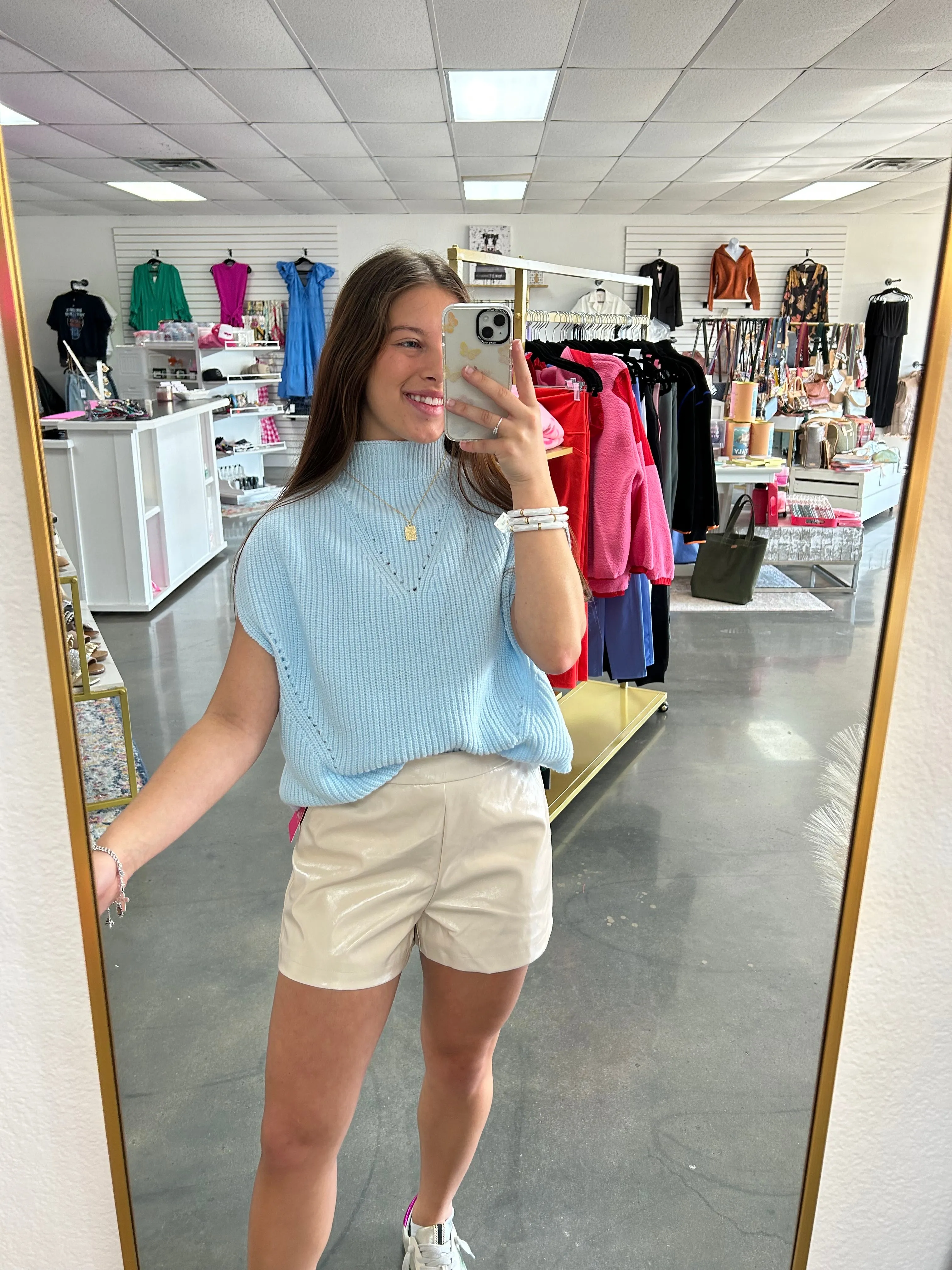 Feelin’ Blue Knit Top