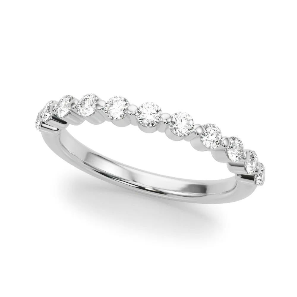 Floating Design 0.4 ct. Round Diamond Wedding Ring