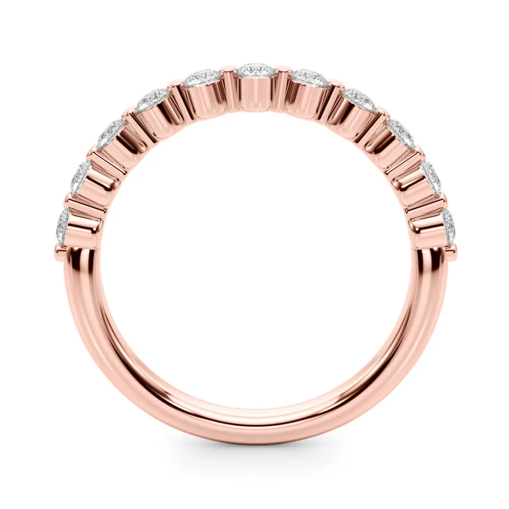 Floating Design 0.4 ct. Round Diamond Wedding Ring