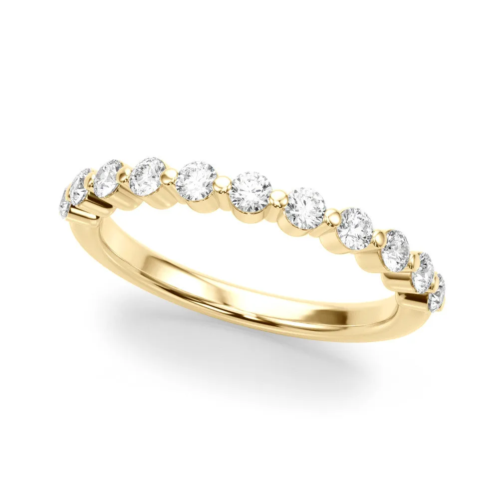 Floating Design 0.4 ct. Round Diamond Wedding Ring
