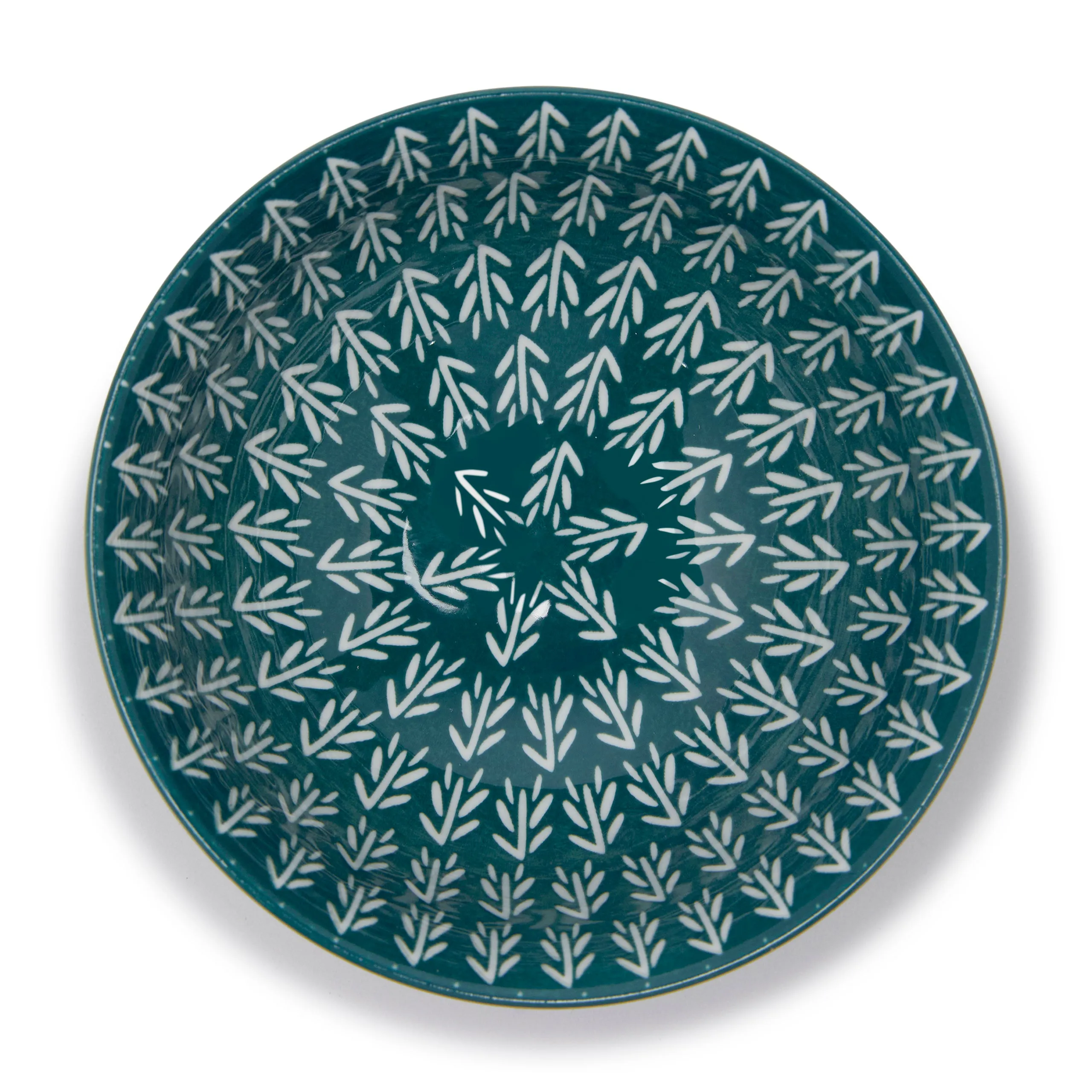 FLORAL MM KORI JHALLAR CERAMIC BOWL (12×5.5 CM SMALL)