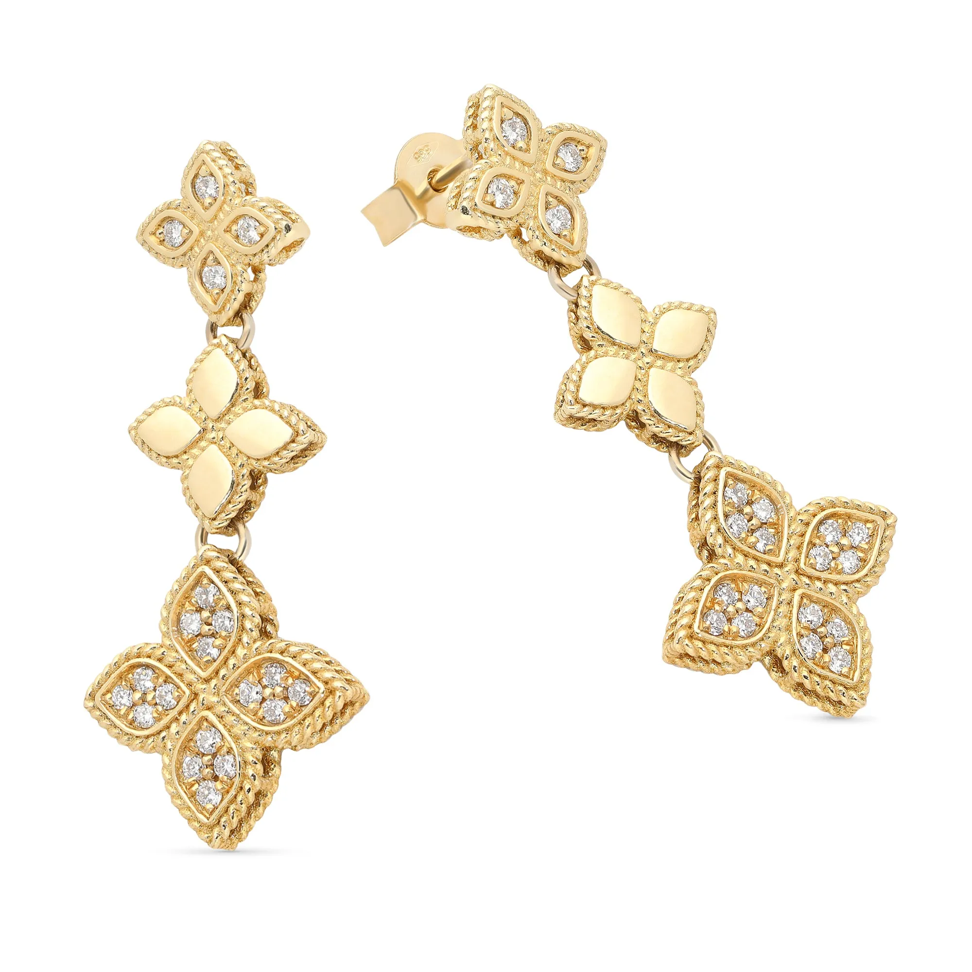 Four Leaf Clover Dangle Earrings
