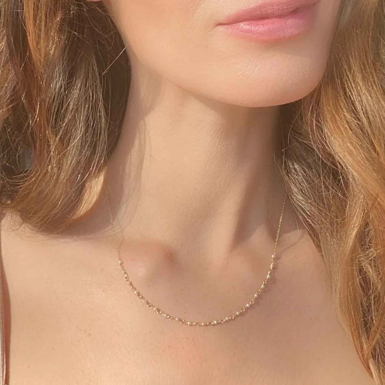 Freshwater Pearl Beaded Necklace