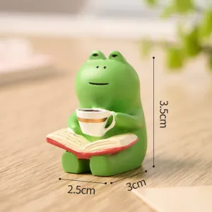 Frog Cute Japanese Style Healing Small Ornaments Table Decoration