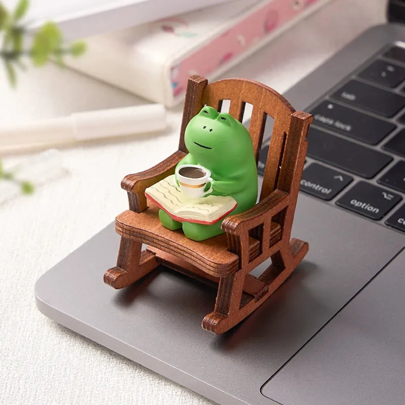 Frog Cute Japanese Style Healing Small Ornaments Table Decoration