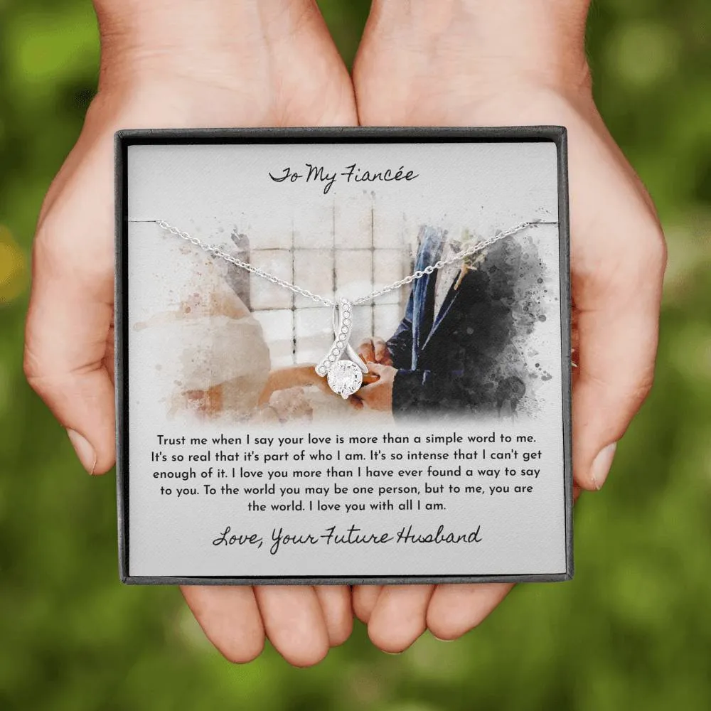 Future Wife Necklace - Alluring Beauty Fiancee Gift