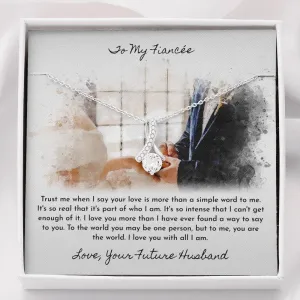 Future Wife Necklace - Alluring Beauty Fiancee Gift