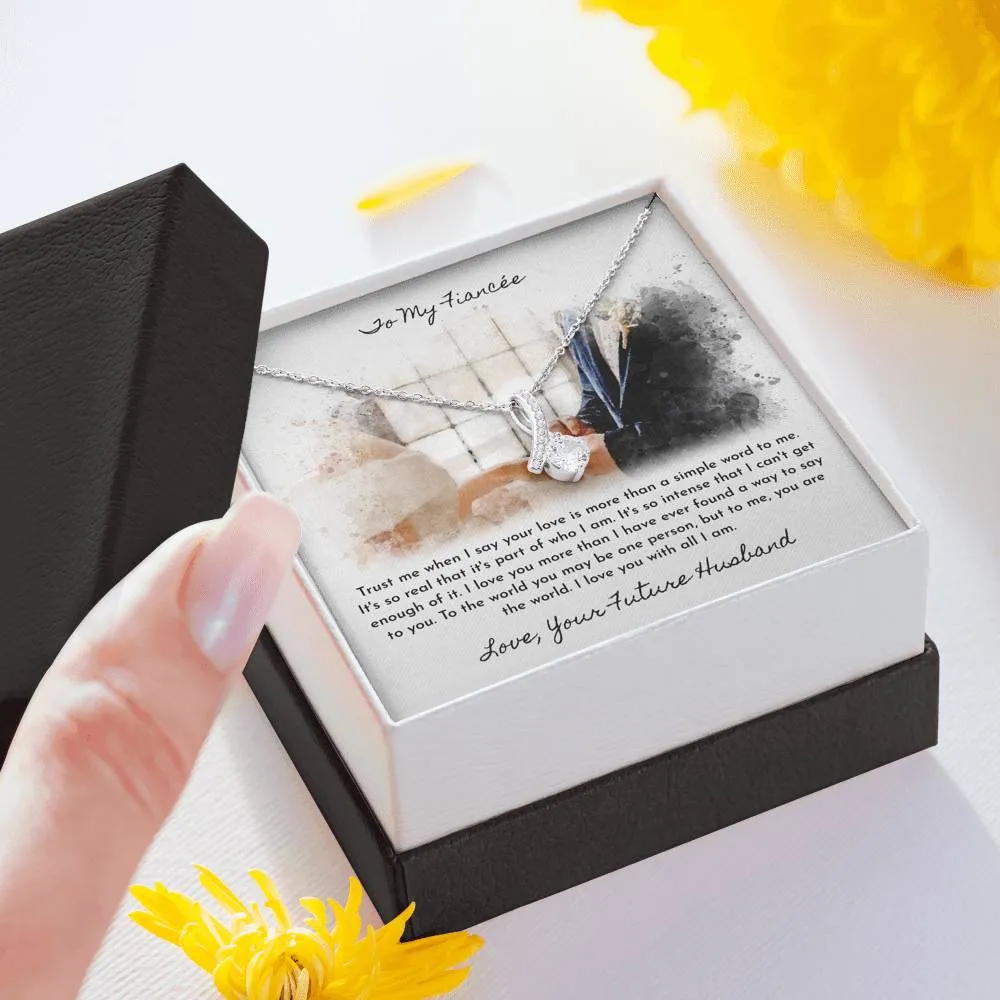 Future Wife Necklace - Alluring Beauty Fiancee Gift