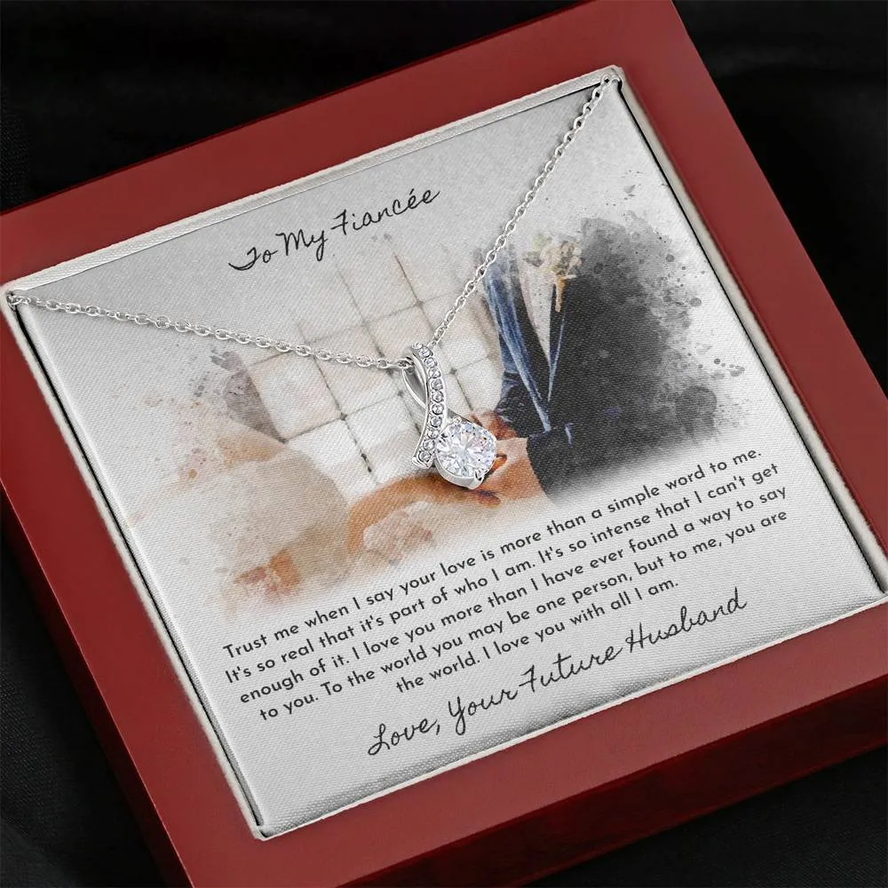 Future Wife Necklace - Alluring Beauty Fiancee Gift