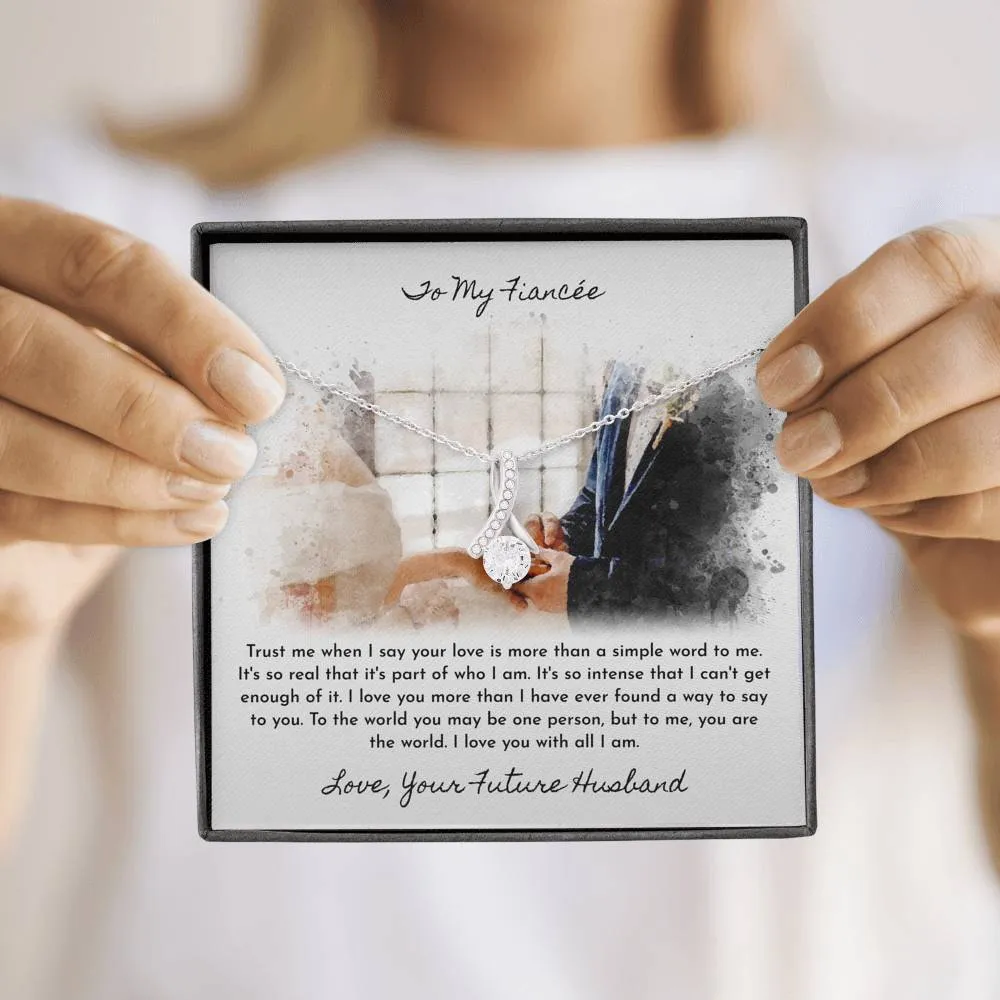 Future Wife Necklace - Alluring Beauty Fiancee Gift
