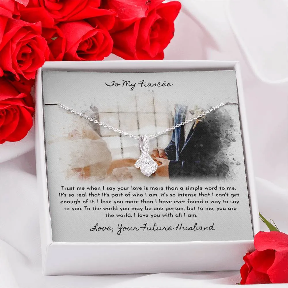 Future Wife Necklace - Alluring Beauty Fiancee Gift