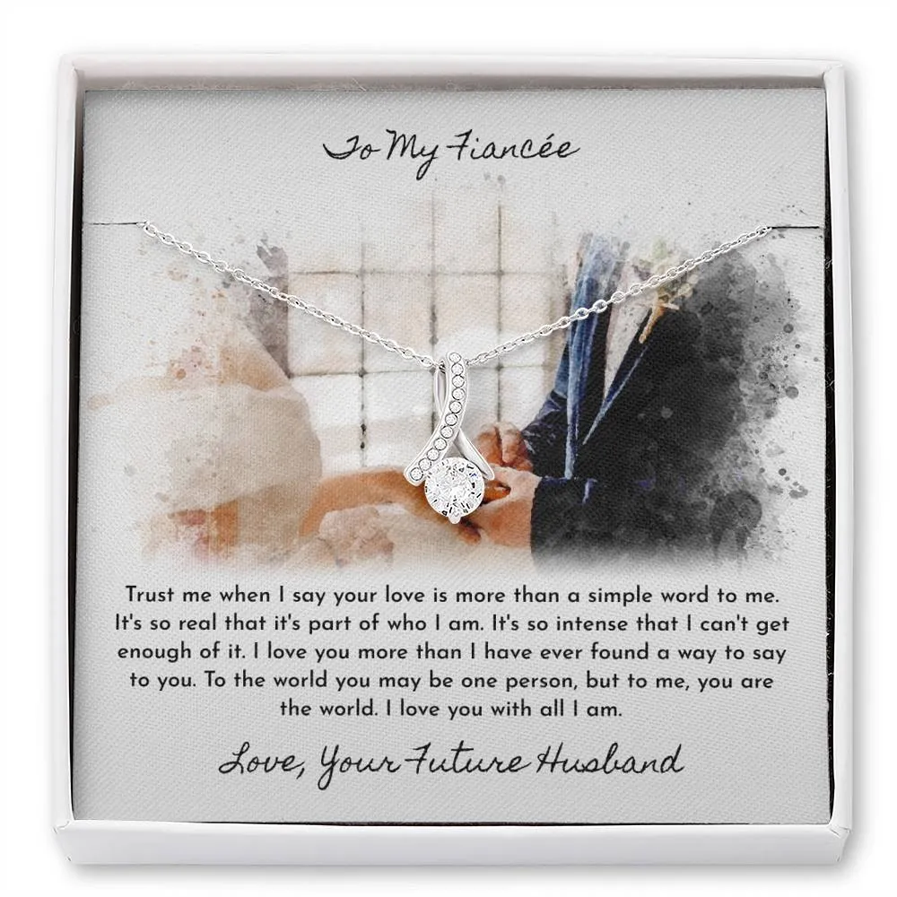 Future Wife Necklace - Alluring Beauty Fiancee Gift
