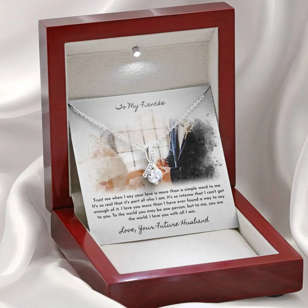 Future Wife Necklace - Alluring Beauty Fiancee Gift