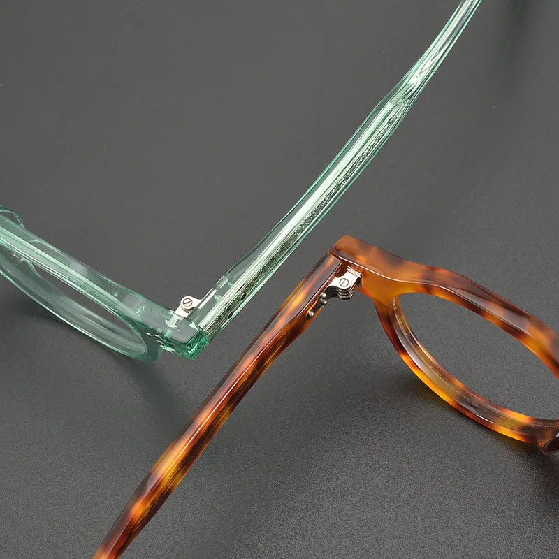 Galen Acetate Round Glasses Frames