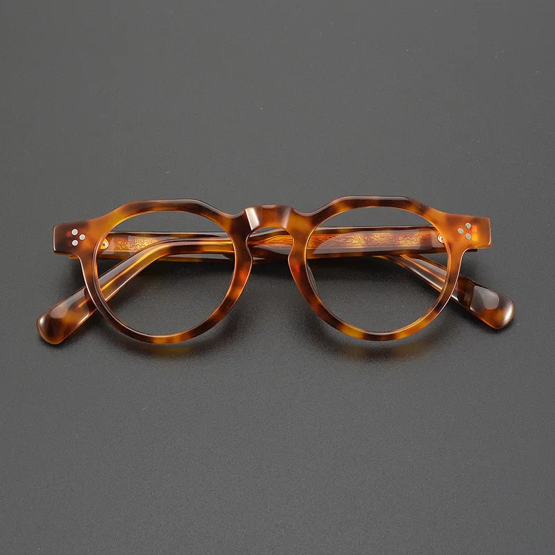 Galen Acetate Round Glasses Frames