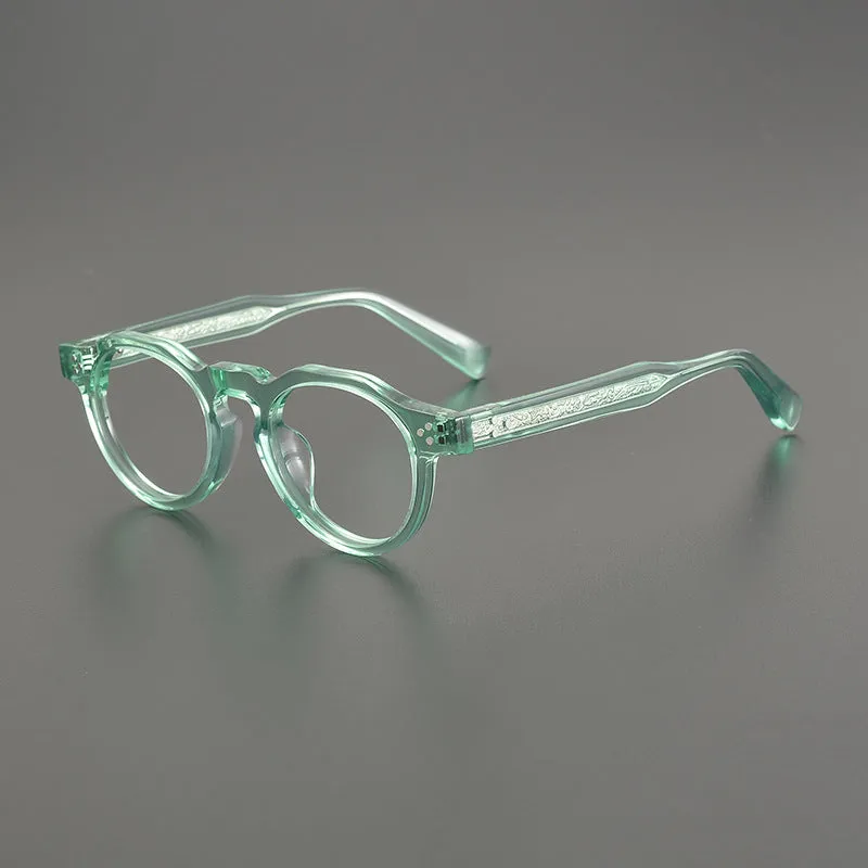 Galen Acetate Round Glasses Frames