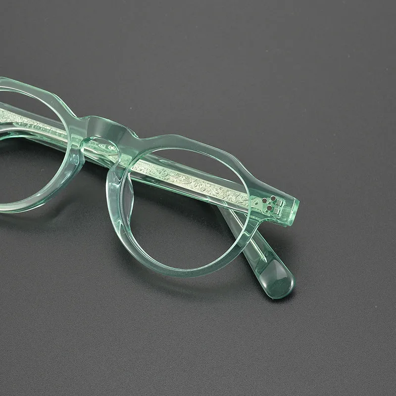 Galen Acetate Round Glasses Frames