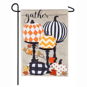 Gather Pattern Pumpkins Garden Burlap Flag,14b8747