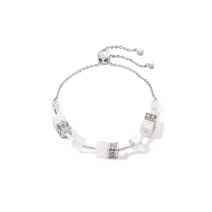 GeoCUBE® Iconic Nature Chain bracelet white