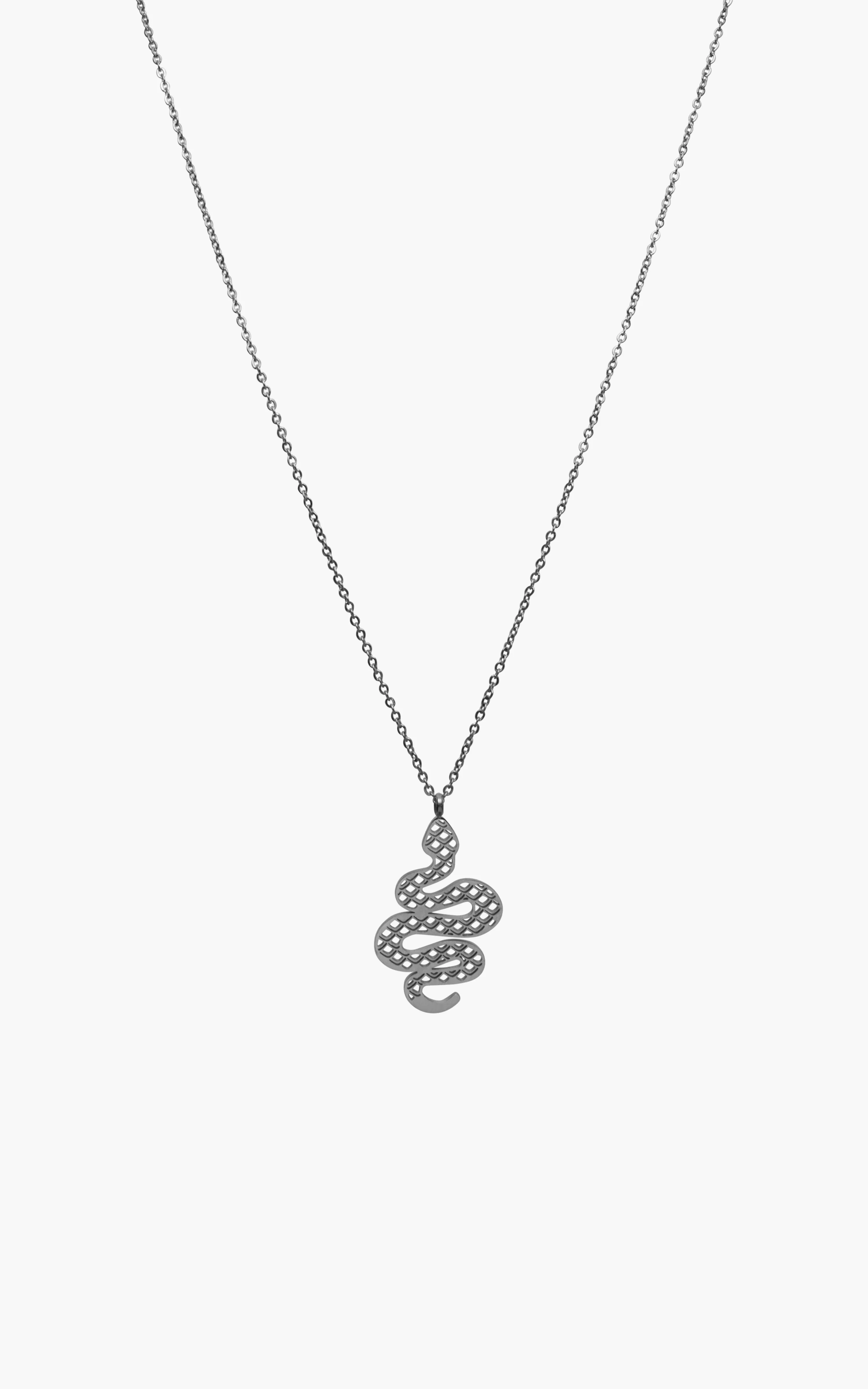 Geometric Serpent Necklace