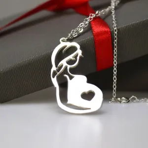 Gift for Expecting Mom - Mother's Necklace